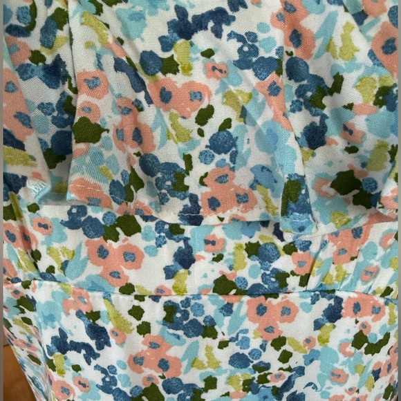 Abercrombie & Fitch Multicolor Floral Ruffle Sleeveless Sun‎ Dress NWT- Medium - Picture 5 of 12